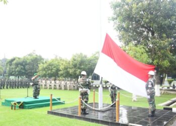 Upacara Bendera 17 Maret 2023, Dandim 0802/Ponorogo Baca Amanat Pangdam V/Brawijaya
