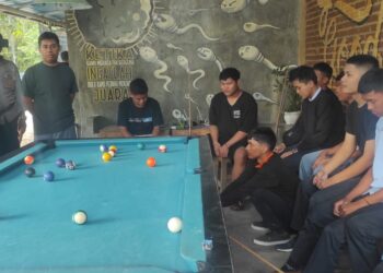 Polsek Balong Polres Ponorogo Gelar Razia Gabungan Pelajar Yang Bolos