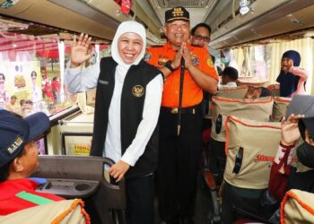 Program Mudik Gratis Pemprov Jatim dan IKMA, Ratusan Orang Pulang Kampung ke Magetan