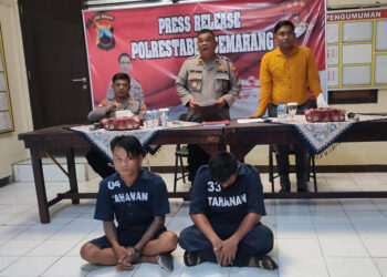 Gasak Pagar Besi Rumah Kosong Sampai 5 Kali, 2 Pemuda di Semarang Ditangkap