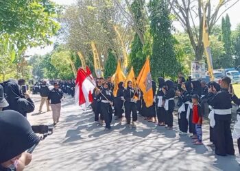 Long March PSHT Ranting Sampung diikuti Ratusan Warga dan Siswa