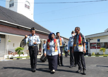 Pembangunan Zona Integritas Diapresiasi Inspektur Wilayah VI Kemenkumham, Kalapas Madiun Bicara Komitmen Pelayanan