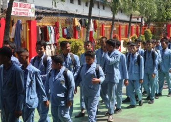 Ratusan Siswa MTsN 2 Ponorogo Mengikuti Program Pemahaman Rutan Melalui Kunjungan Langsung