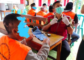 Tim Medis Gabungan Periksa Kesehatan Tahanan Titipan secara Berkala