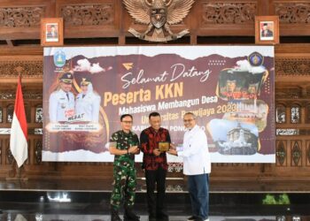Kodim 0802/Ponorogo Siap Sukseskan Program Mahasiswa Membangun Desa (MMD) Universitas Brawijaya di Kabupaten Ponorogo