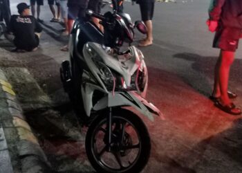 Diduga Mabuk, Remaja 15 Tahun Asal Madiun Tabrak Mobil di Simpang Lima Tugu Pendekar