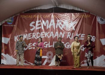 Semarak HUT RI ke-78: Desa Glinggang