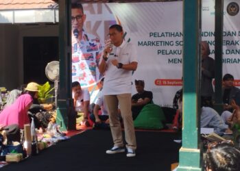 Menparekraf Sandiaga Salahuddin Uno.