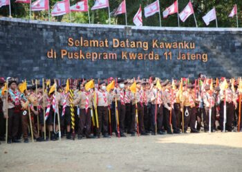 Peserta Jambore Daerah SD/MI Jawa Tengah 2023 Resmi Digelar.