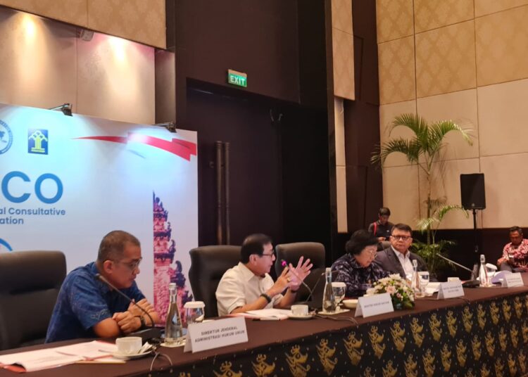 Menteri Hukum dan HAM, Yasonna H. Laoly sebagai Presiden Konferensi