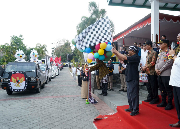 KPU Boyolali Gelar Sosialisasi Jelang Pemilu 2024 Melalui Kirab