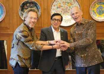 Menkumham Yasonna H. Laoly, dengan Delegasi Belanda Bahas Isu Hukum Krusial