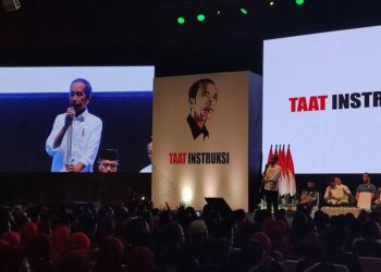 Jokowi Dihadapan 16.000 Relawan: Presiden 2024 Berani, Tegas, dan Kerja Keras