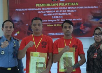 WBP Lapas Pemuda Madiun Ikuti Pelatihan Sablon, Bekal Keterampilan untuk Kembali ke Masyarakat