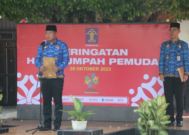 Rutan Ponorogo Gelar Upacara Hari Sumpah Pemuda ke-95