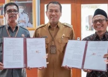 Penandatanganan NPHD Pilkada 2024 di Kabupaten Wonogiri