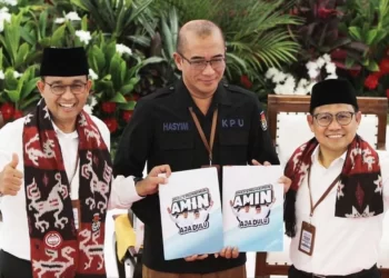 Anies-Muhaimin Resmi Mendaftar di KPU, Bawa Ribuan Pendukung