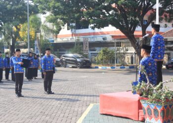 Upacara Hari Sumpah Pemuda di Lapas Pemuda Madiun Berlangsung Khidmat dan Lancar