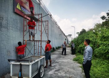Lapas Pemuda Madiun Perkuat Keamanan dengan Pasang Banner Peringatan