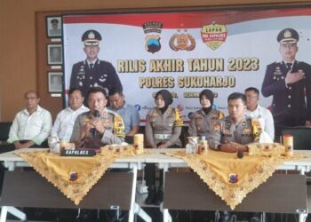 Aksi Kejahatan di Sukoharjo Tahun 2023 Naik, Ini Kata  Kapolres