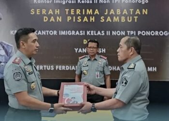 Kepala Kantor Imigrasi Ponorogo Berganti, Yanto Pindah ke Surabaya