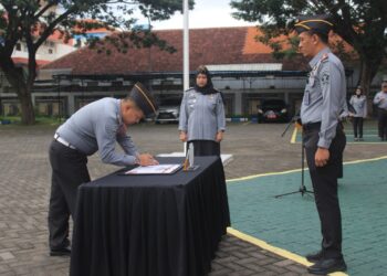 Lapas Pemuda Madiun Tingkatkan Integritas dengan Penandatanganan Komitmen Bersama