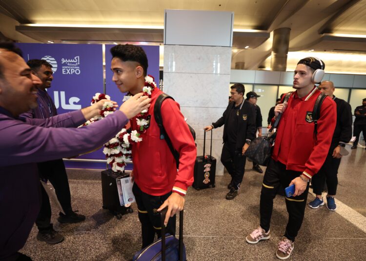Timnas Indonesia Tiba di Qatar Sambut Piala Asia 2023