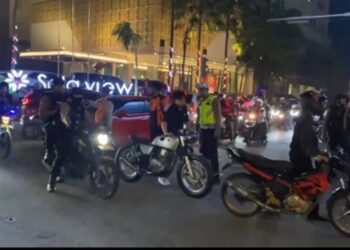 107 Motor Knalpot Brong Berhasil Diamankan Polresta Surakarta di Malam Tahun Baru