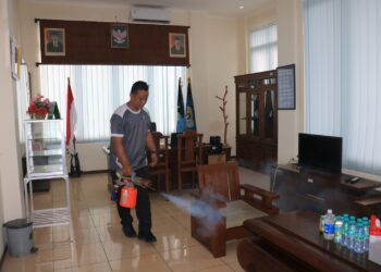 Antisipasi Demam Berdarah, Lapas Pemuda Madiun Gelar Fogging