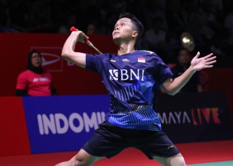 Anthony Ginting Melaju ke Perempat Final Indonesia Masters 2024