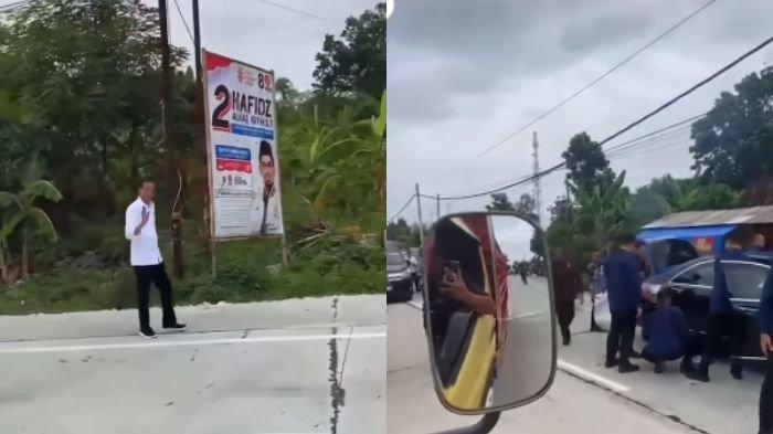 Istana Bantah Isu Bocor Ban Mobil Jokowi di Grobogan, Jawa Tengah, Koordinator Stafsus: “Bukan Ganti Ban, Tapi Aktivitas Rutin”