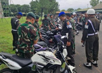 Pomdam IV/Diponegoro Gelar Razia Knalpot Brong pada Kendaraan Anggotanya