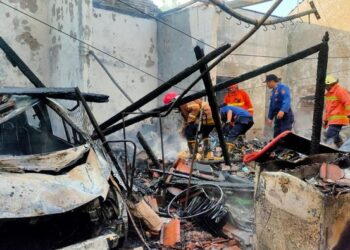 Toko Kelontong di Sragen Terbakar, Satu Orang Meninggal Dunia