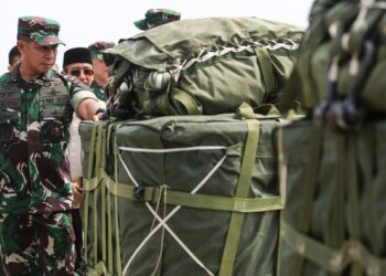 TNI Kirim Bantuan Payung Udara ke Yordania untuk Airdrop ke Palestina