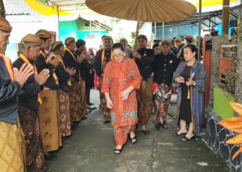 Permaisuri Karaton Surakarta Hadiri Acara Halal Bi Halal Abdi Dalem di Klaten