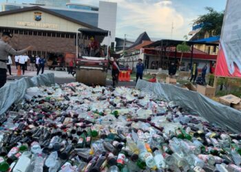 Polda Jatim Musnahkan Ribuan Barang Bukti Hasil Operasi Pekat Semeru 2024