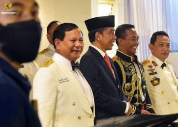 Parade Senja di Lapangan Bela Negara: Prabowo Subianto Pimpin Acara, Andika Perkasa Turut Hadir