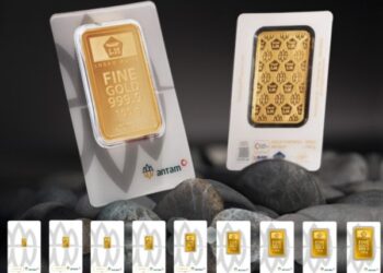 Harga Emas Antam Melonjak ke Rp 1.350.000 per Gram pada Akhir Pekan