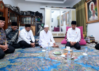 Presiden Jokowi Hadiri Takziyah Istri Habib Lutfi Bin Yahya