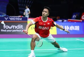 Anthony Ginting Cetak Kemenangan Gemilang, Buka Keunggulan Tim Bulutangkis Indonesia atas Taiwan di Semifinal Piala Thomas 2024