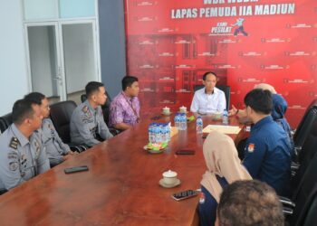 KPU Kota Madiun Lakukan Koordinasi dengan Lapas Pemuda Madiun Sambut Pilkada 2024