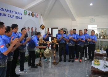 Ardian Nova Christiawan Dukung Turnamen Tenis Walikota Madiun Cup 2024