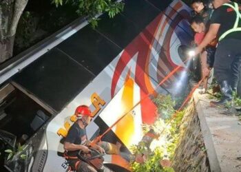 Bus Mira Masuk Parit di Ngawi, Segini Korbannya