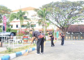 Lapas Pemuda Madiun Gelar Aksi Bersih-Bersih di Hari Pengayoman ke-79