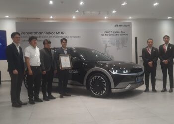 Jelajah Asia Tenggara Hyundai Ioniq 5 Raih Rekor Muri