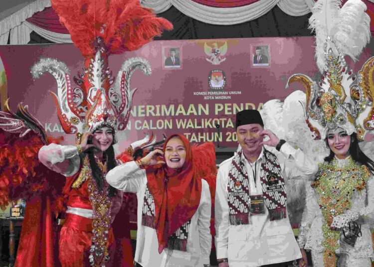 Terakhir Mendaftar, Inda Raya-Aldi Mantap Bertarung di Pilkada Kota Madiun 2024