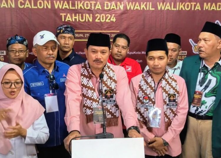 Maidi-Bagus Panuntun Resmi Mendaftar sebagai Paslon Pilwakot Madiun 2024