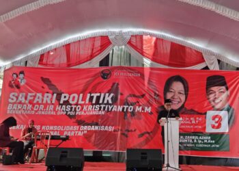 Hasto Kristiyanto Dorong Kader PDI Perjuangan Menangkan Risma-Gus Hans di Pilgub Jatim 2024
