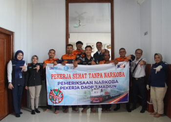 KAI dan BNN Lakukan Sidak dan Pemeriksaan Narkoba untuk Menjamin Keselamatan Perjalanan Kereta Api