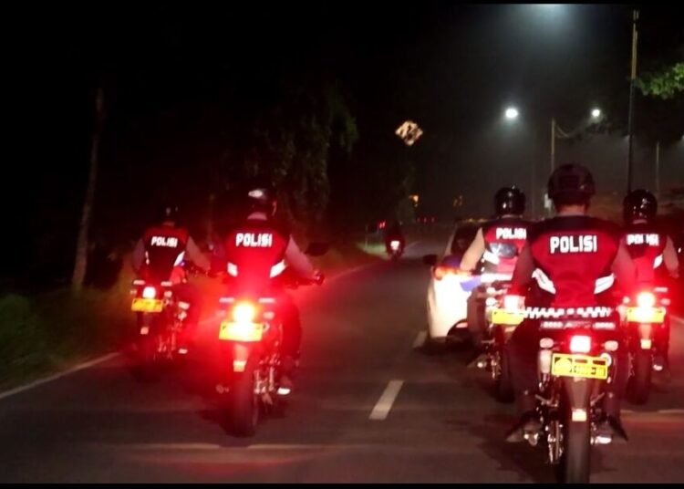 Jelang Tahapan Pencoblosan Pilkada 2024, Polres Madiun Kota Perketat Patroli Malam